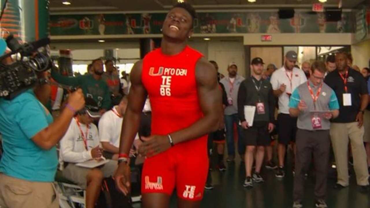 David Njoku Pro Day Highlights