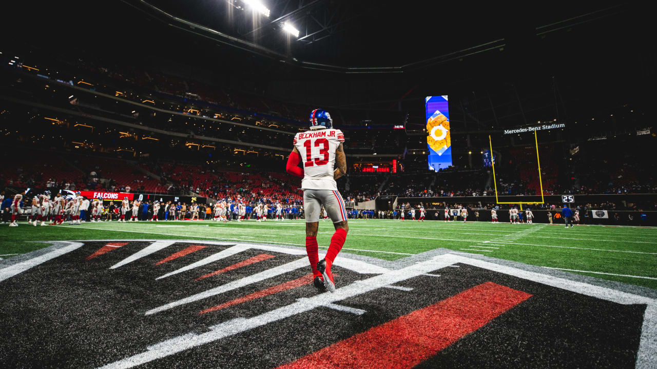 Photos Giants Vs Falcons Pregame Warmups