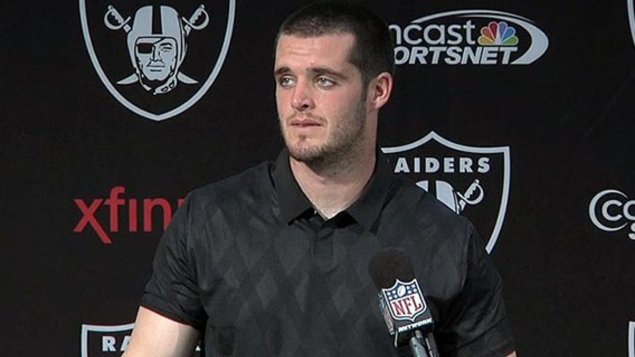 Press Conference Derek Carr Postgame