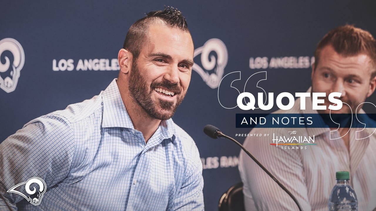 Quotes Notes 3 12 Eric Weddle Introduced As Rams Newest Safety