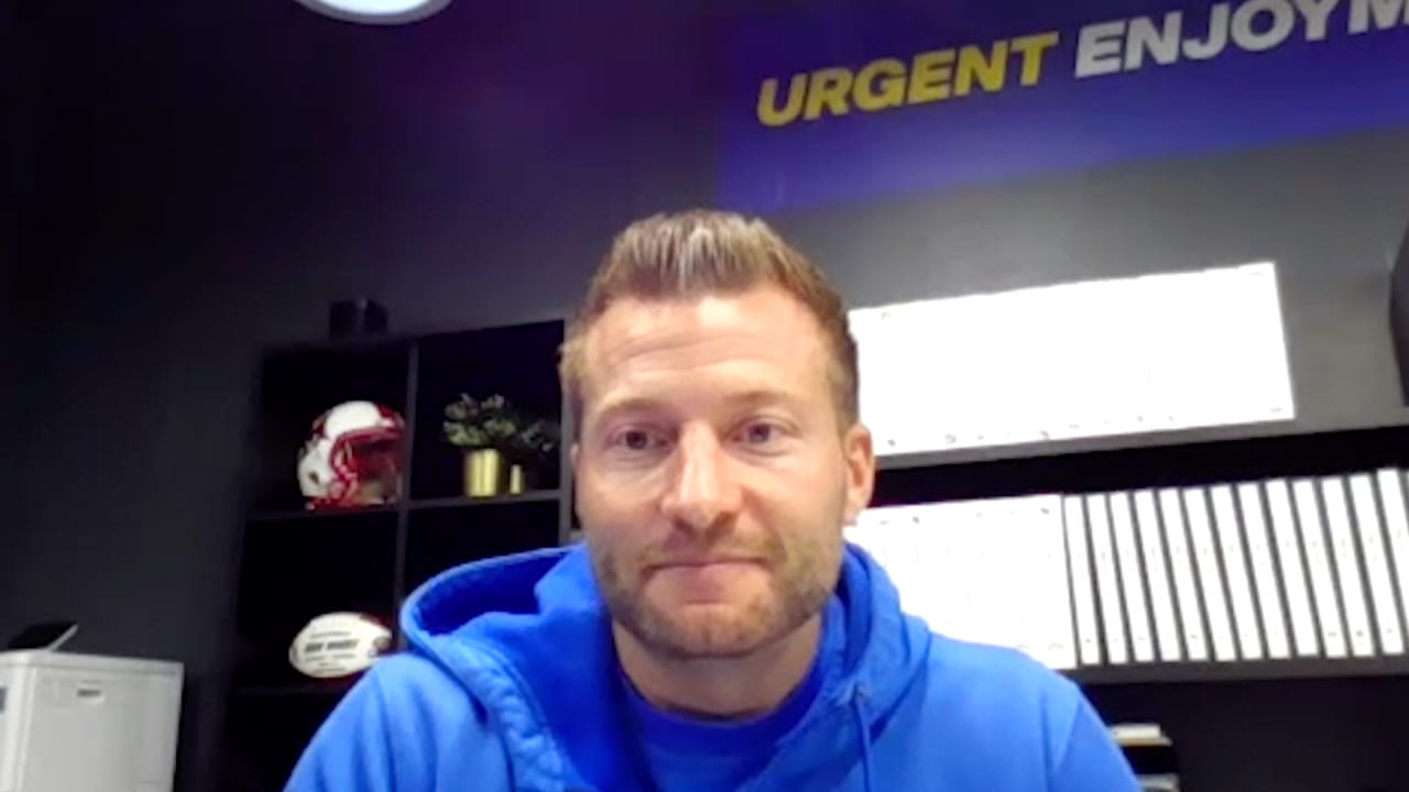 Rams Head Coach Sean McVay Talks Final Injury Updates Defensive Back