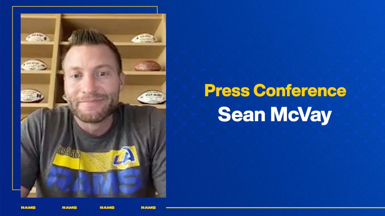 Los Angeles Rams Press Conference Head Coach Sean Mcvay Talks Injury