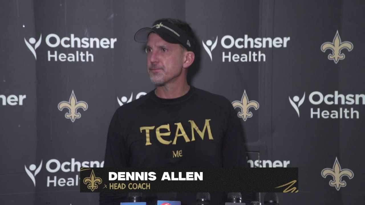 Training Camp Dennis Allen Recaps Day At Saints Training Camp