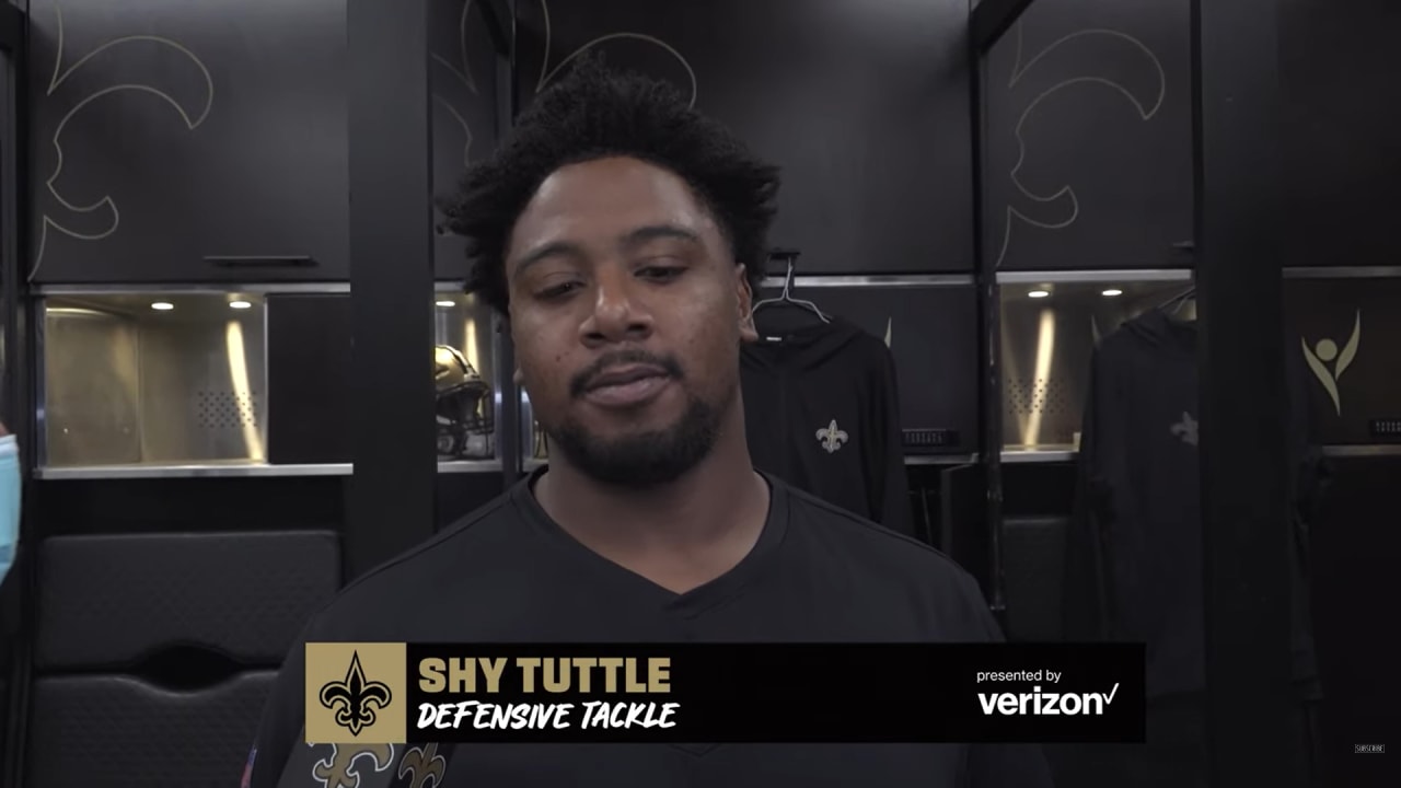 New Orleans Saints Defensive Lineman Shy Tuttle Talks Defensive Line