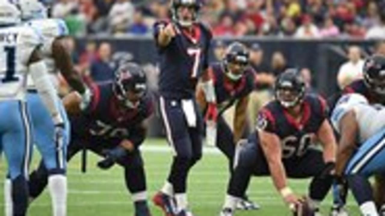 Texans Release Unofficial Depth Chart For Cincinnati Game