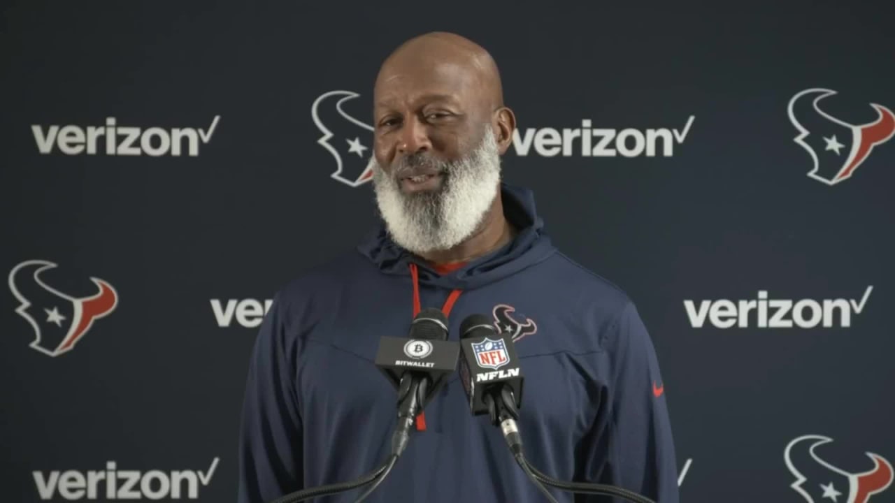 Hc Lovie Smith Press Conference Ahead Of Texans Vs Chiefs