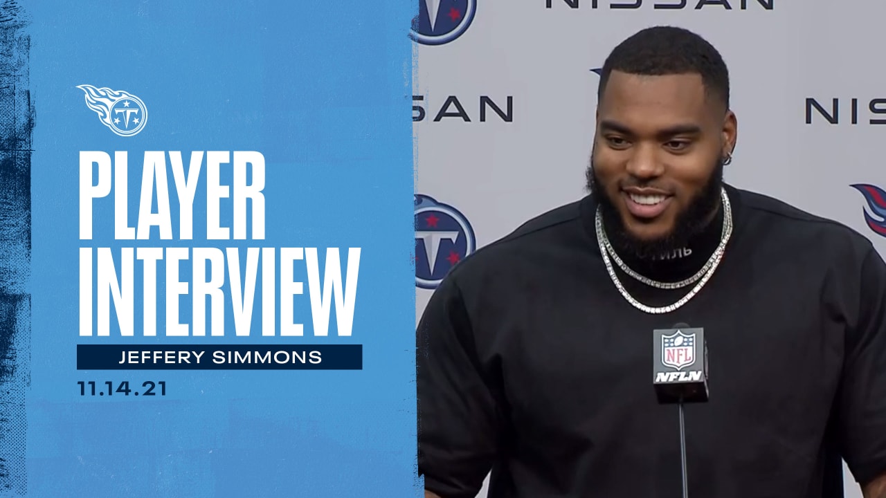 Titans DL Jeffery Simmons Press Conference