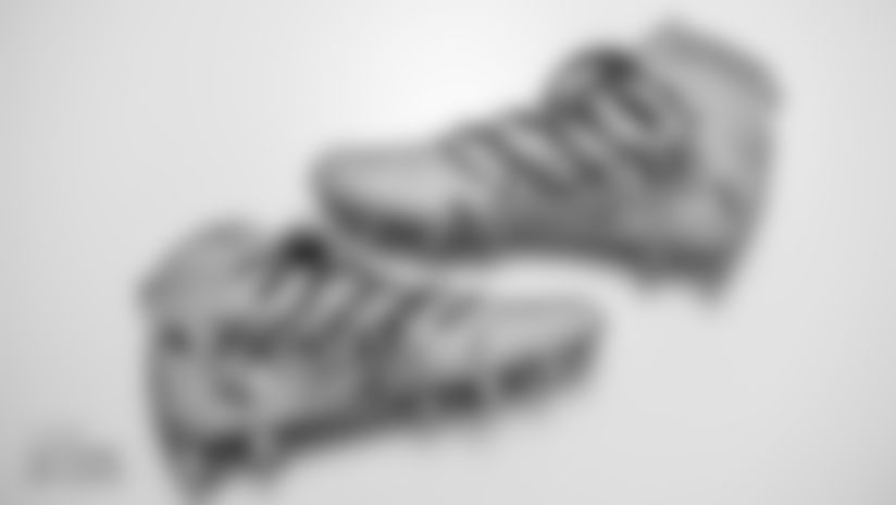 Raekwon McMillan's My Cause My Cleats photographed in Miami Gardens, Florida on December 20th, 2019. (Peter McMahon / Miami Dolphins)