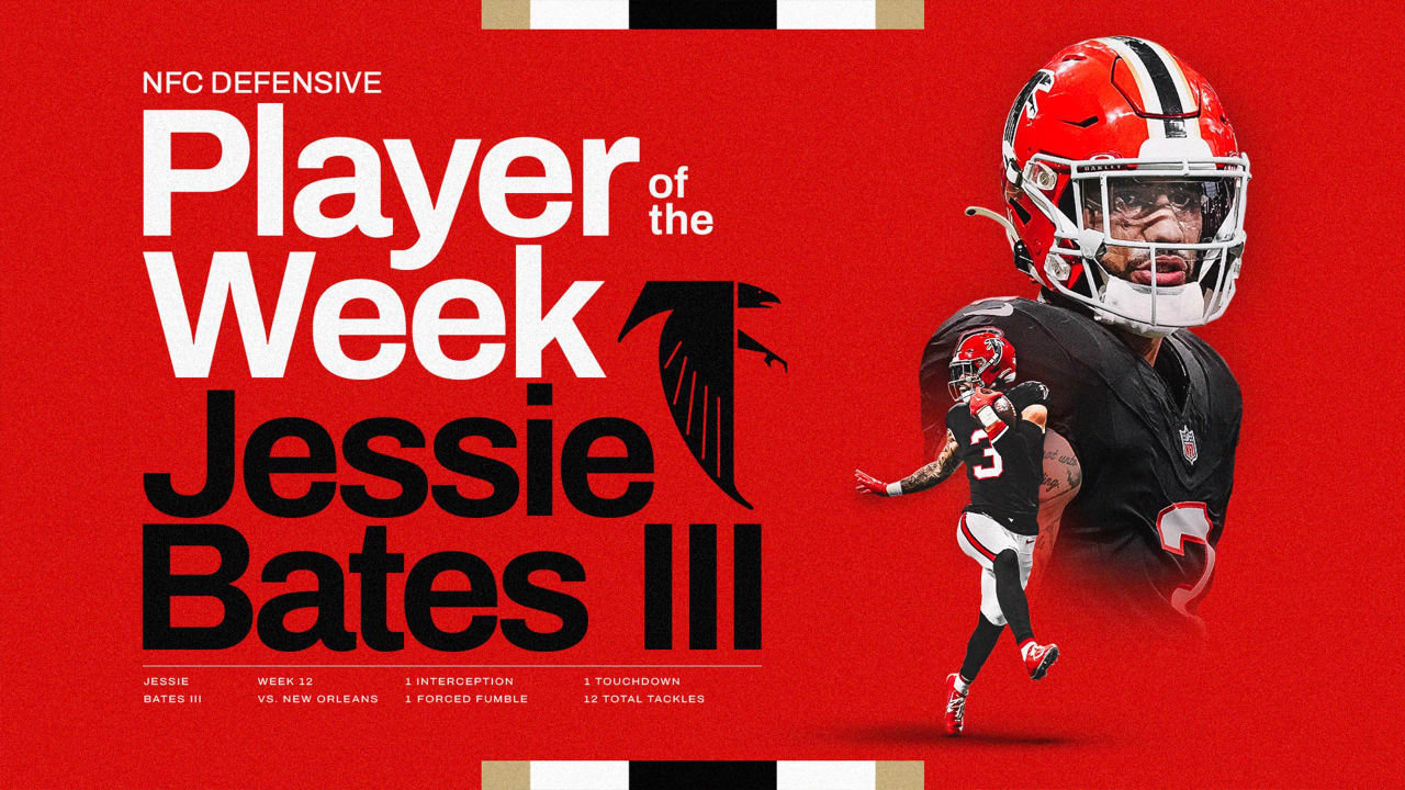 Jessie Bates III Named NFC Defensive Player Of The Week For Second Time