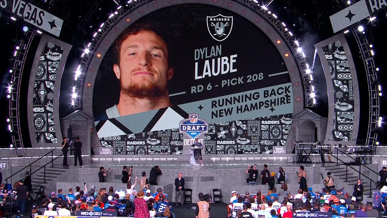 Running Back Dylan Laube Is A Raider Th Pick Nfl Draft