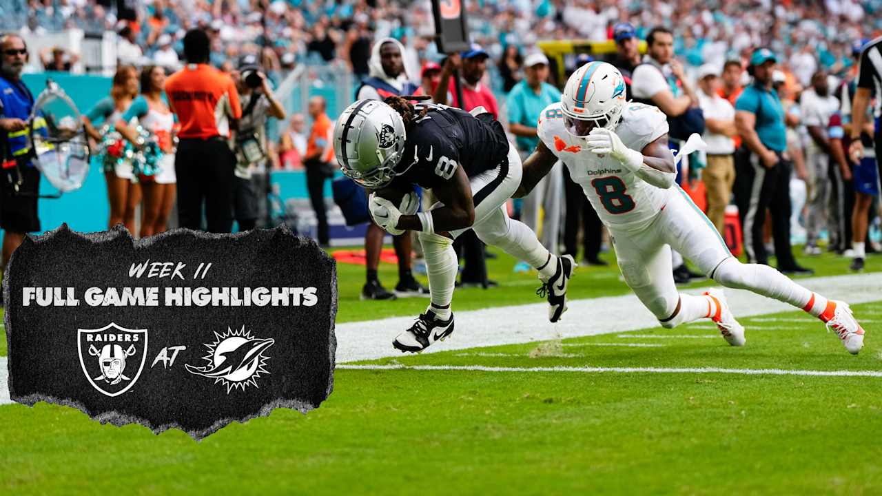 Raiders Week Highlights Vs Miami Dolphins Full Game