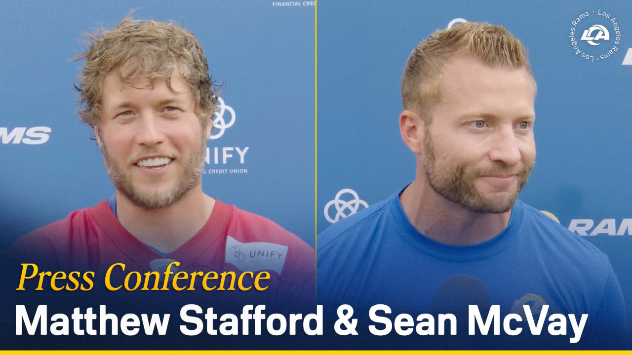 Los Angeles Rams Preseason Press Conference Matthew Stafford Sean