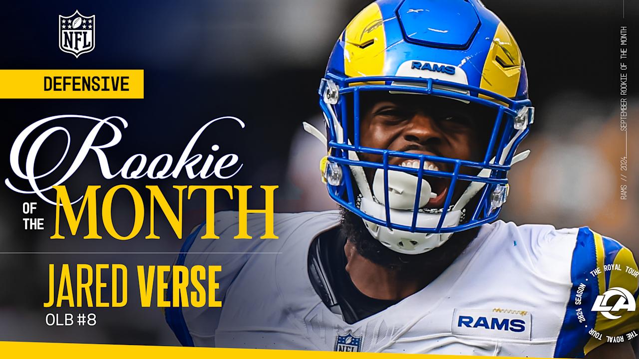 Rams Outside Linebacker Jared Verse Named Nfl Defensive Rookie Of The