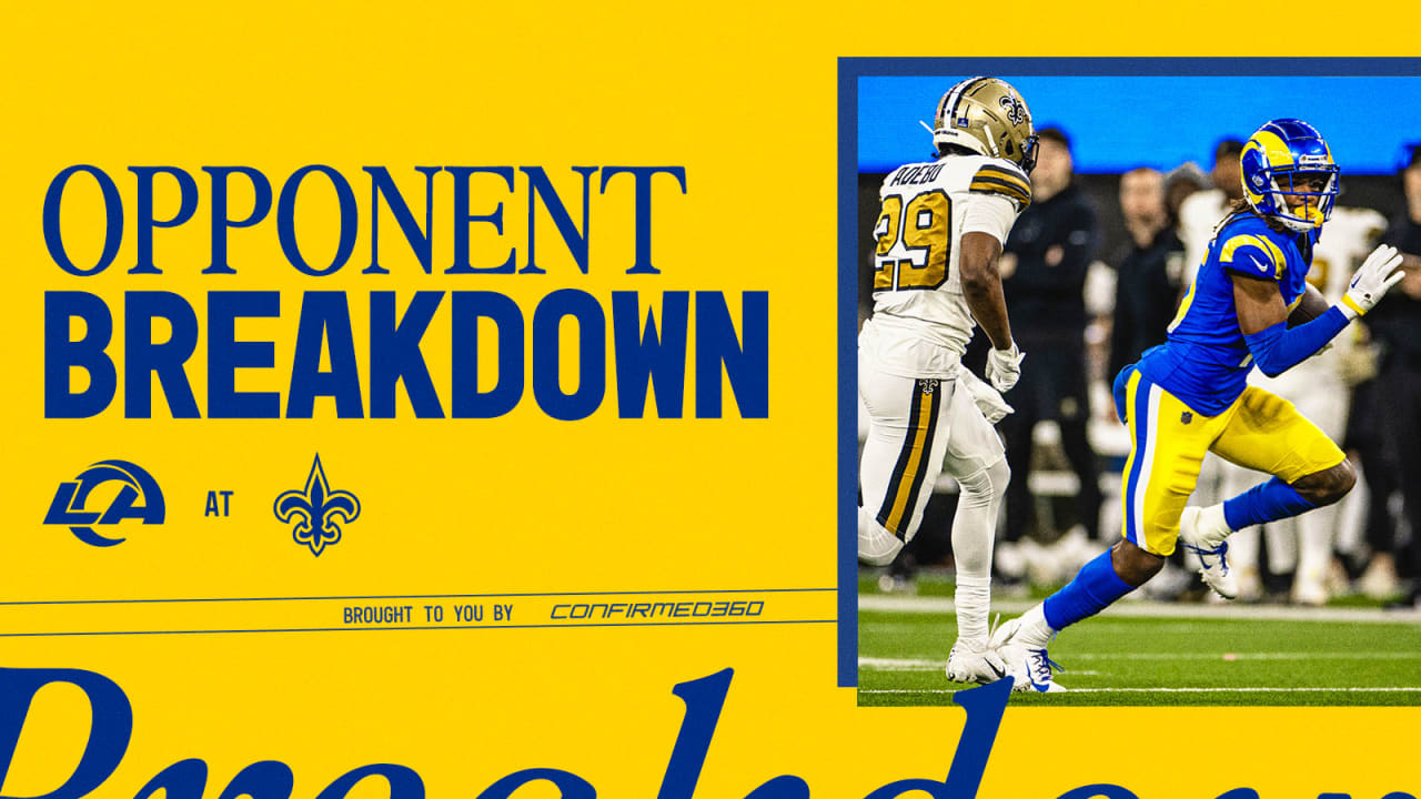 Rams 2024 Opponent Breakdown New Orleans Saints Week 13