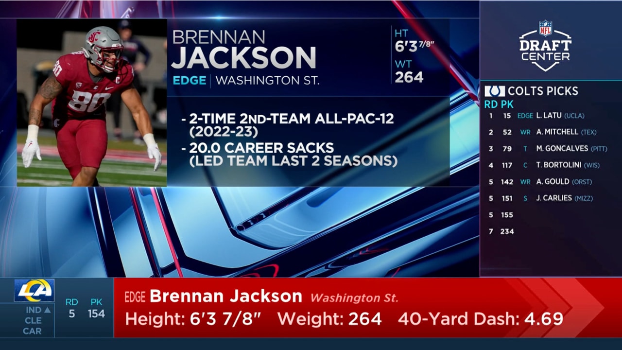 Rams Select Lb Brennan Jackson With No Pick In Draft