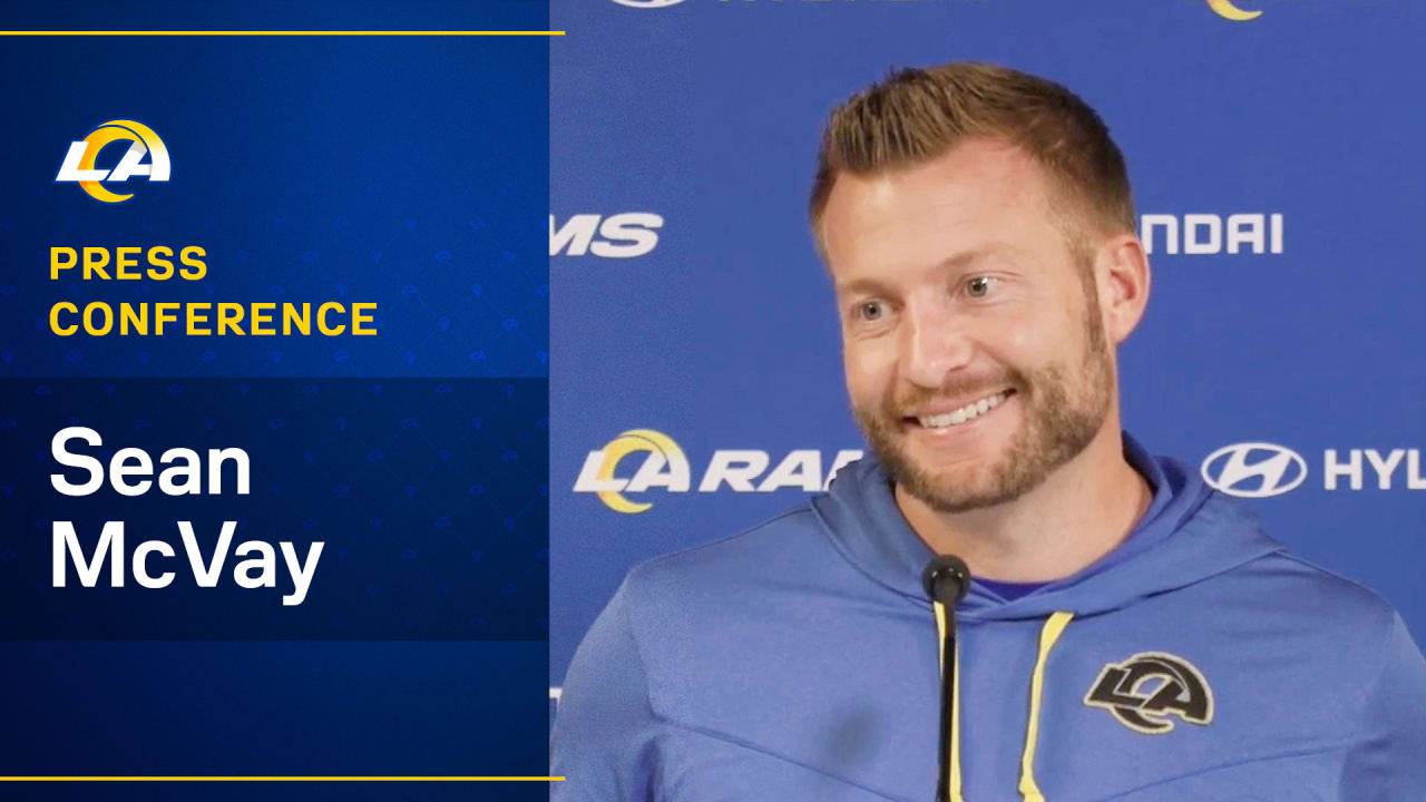 Rams Head Coach Sean Mcvay Talks Final Injury Updates Ahead Of Week