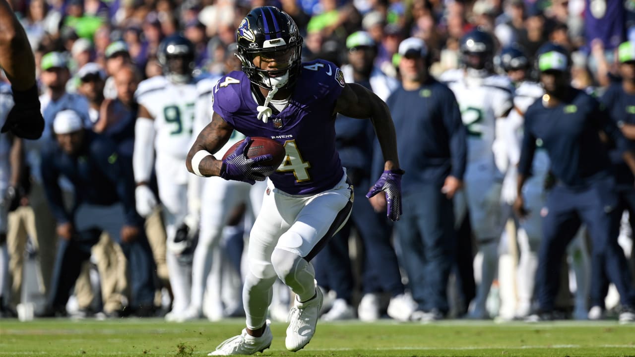 Zay Flowers Hits The Brakes On Nasty Juke Move Ravens Seahawks