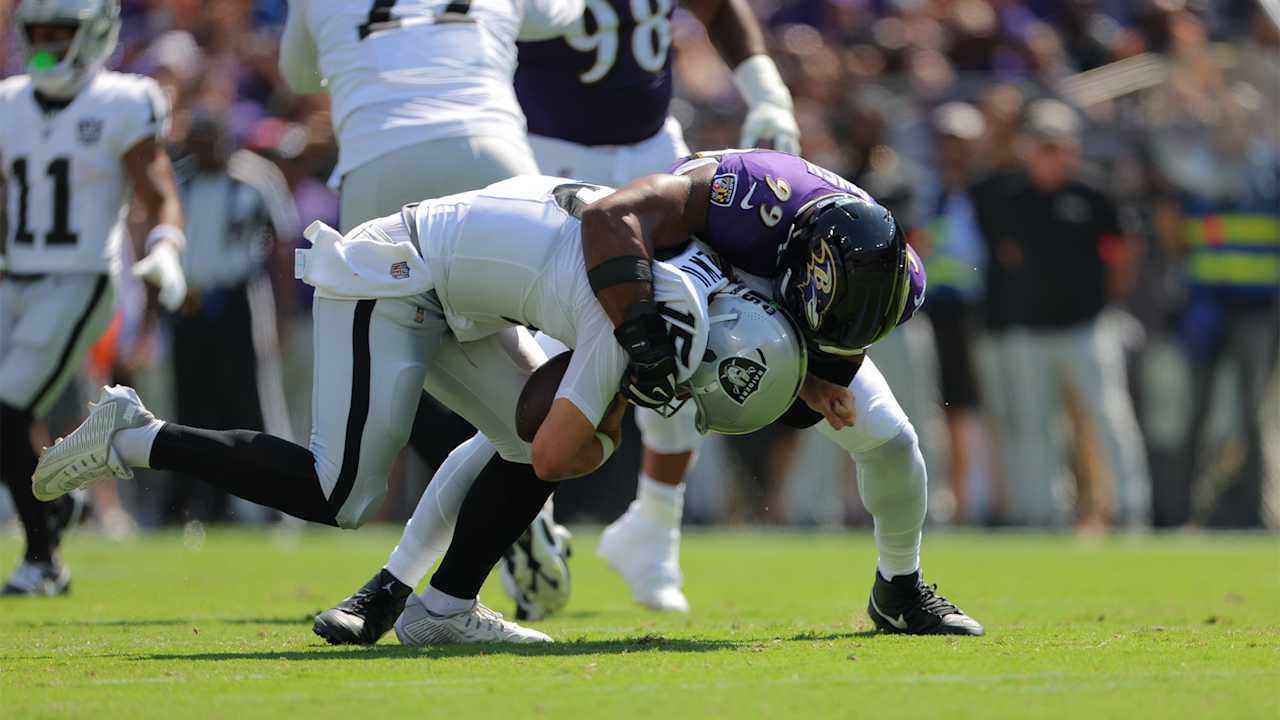 Odafe Oweh Gets A Second Sack In First Quarter Highlights Ravens Vs