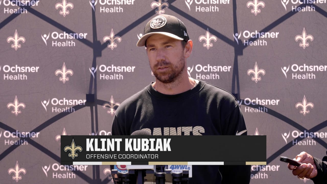 Klint Kubiak Talks Offensive Installation On Day 6 Of Saints Training