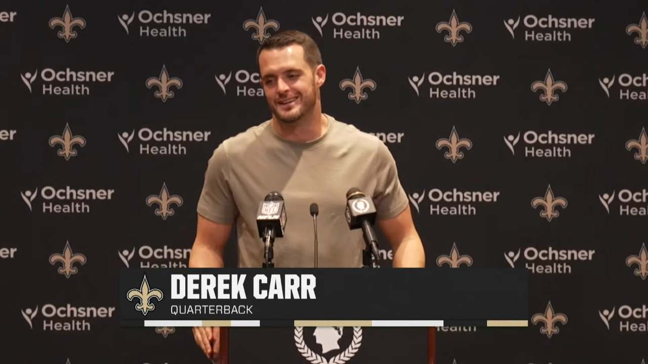 Derek Carr On Saints Offense In Win Saints Panthers Postgame