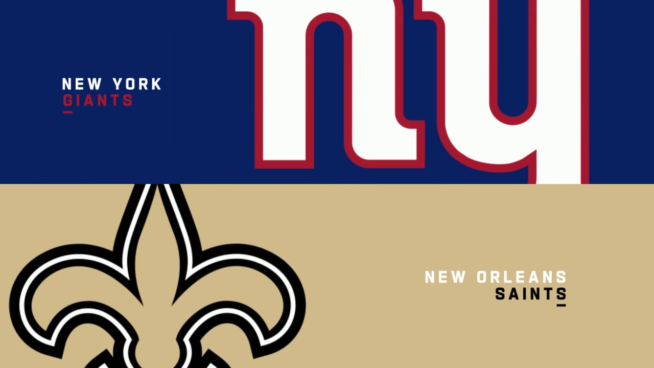 Saints Vs Giants Nfl Week Game Highlights