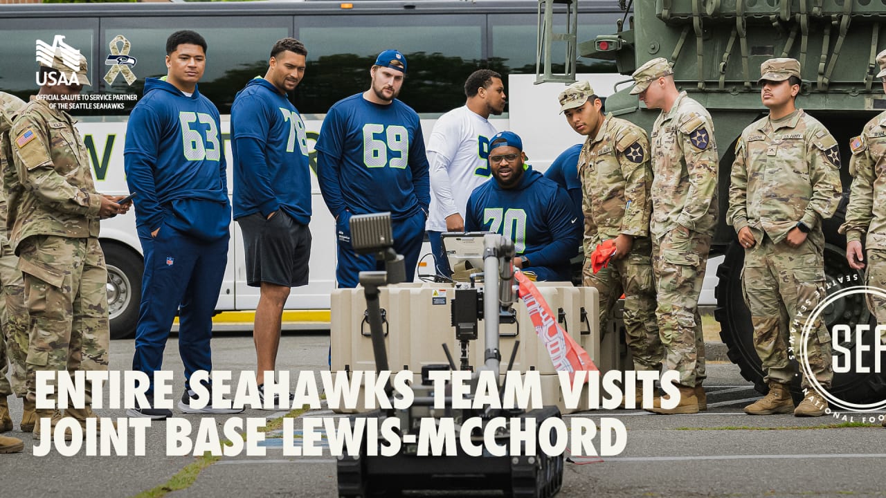 Seahawks Hold Team Outing At Joint Base Lewis Mcchord