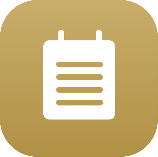 Icons-White-GoldGradient-Notes