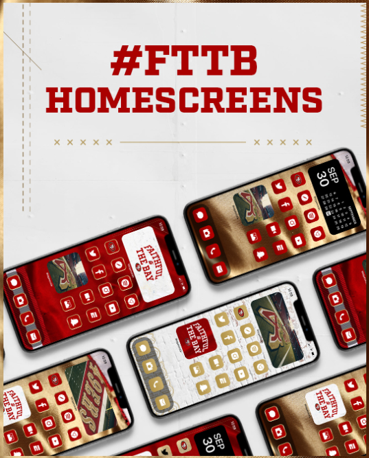 San Francisco 49ers on X: New bling for your screen. #FTTB