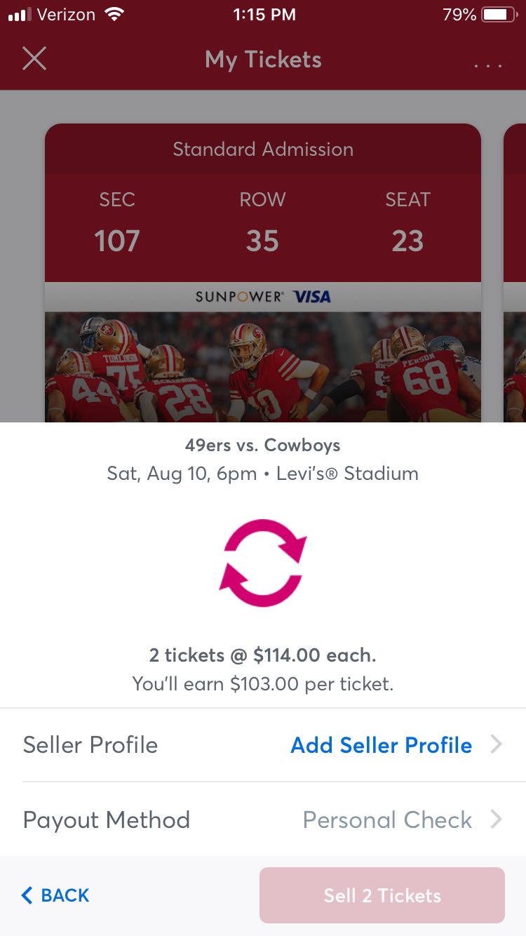 forty niner tickets