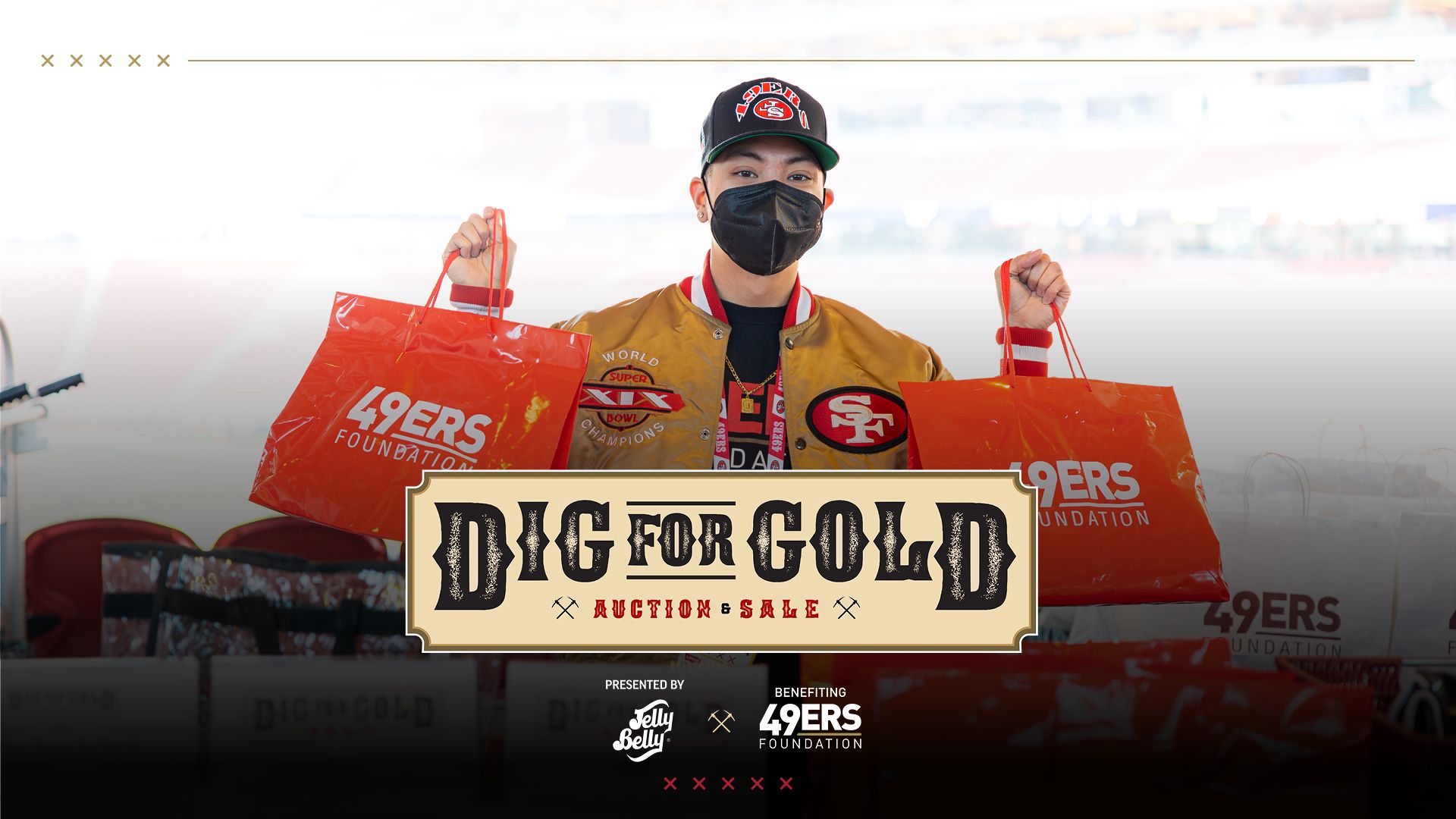 San Francisco 49ers Gold Fan Jerseys for sale