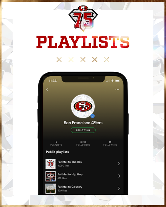 San Francisco 49ers - Celebrate the 49ers 75th anniversary with 75