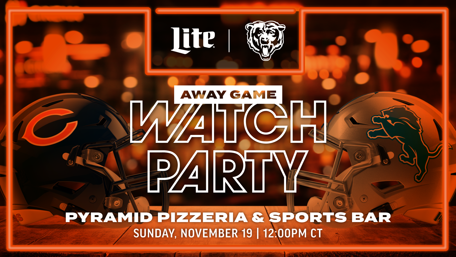 Join 95-5, G-L-O And Miller Lite For Chicago Bears Watch Parties