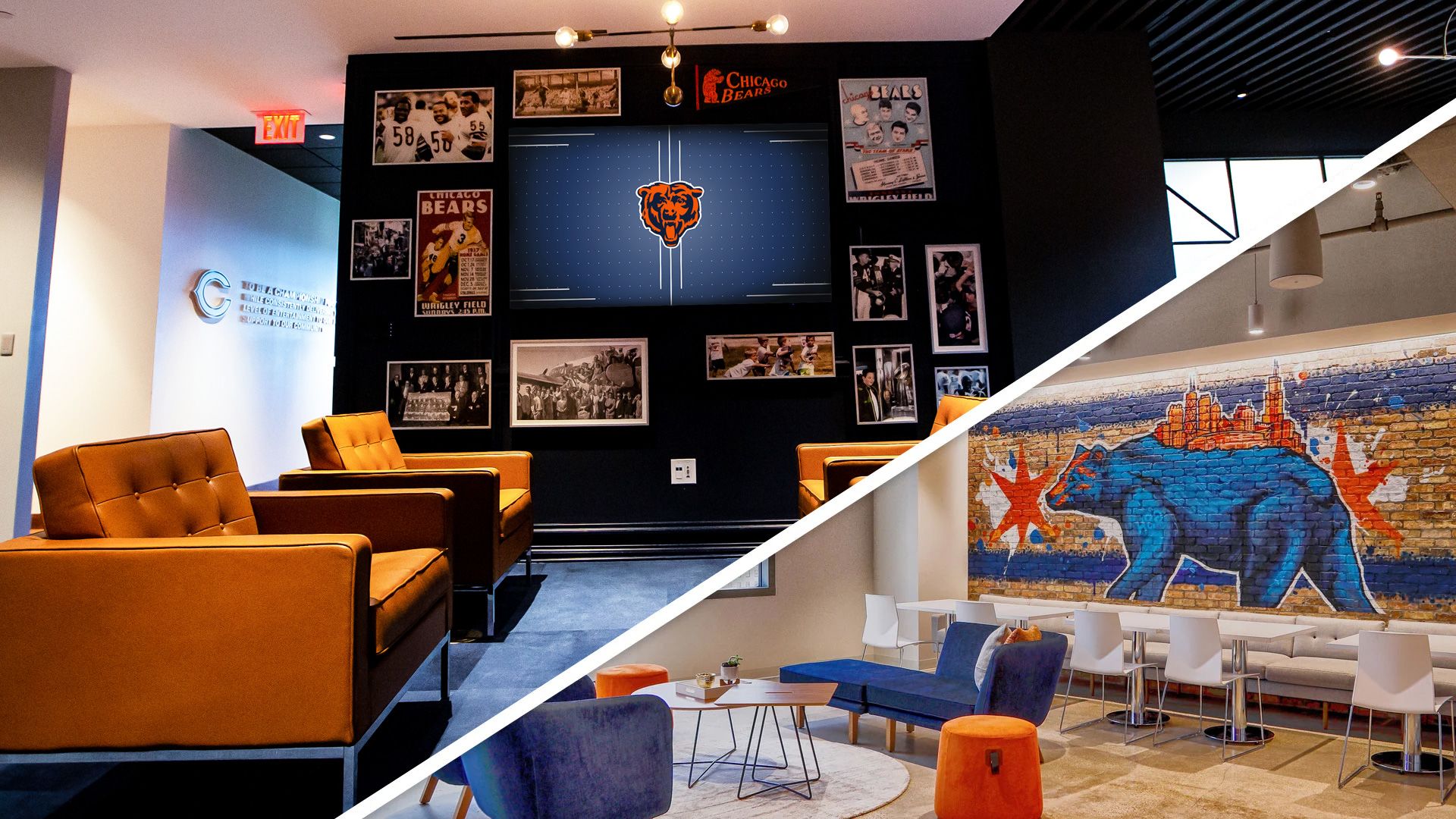 Inside the Chicago Bears' New HOK-Designed Offices - HOK