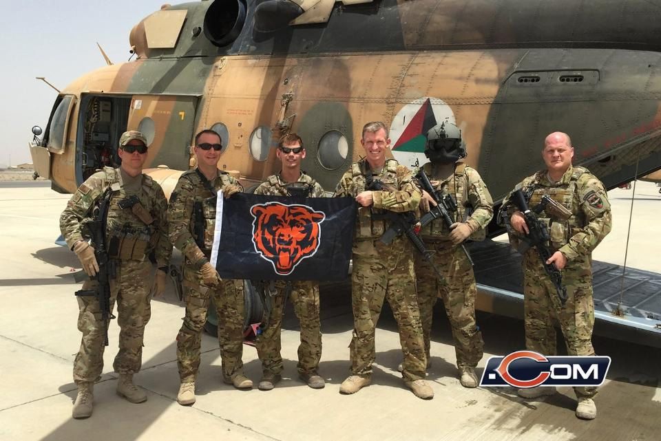 chicago bears military jersey