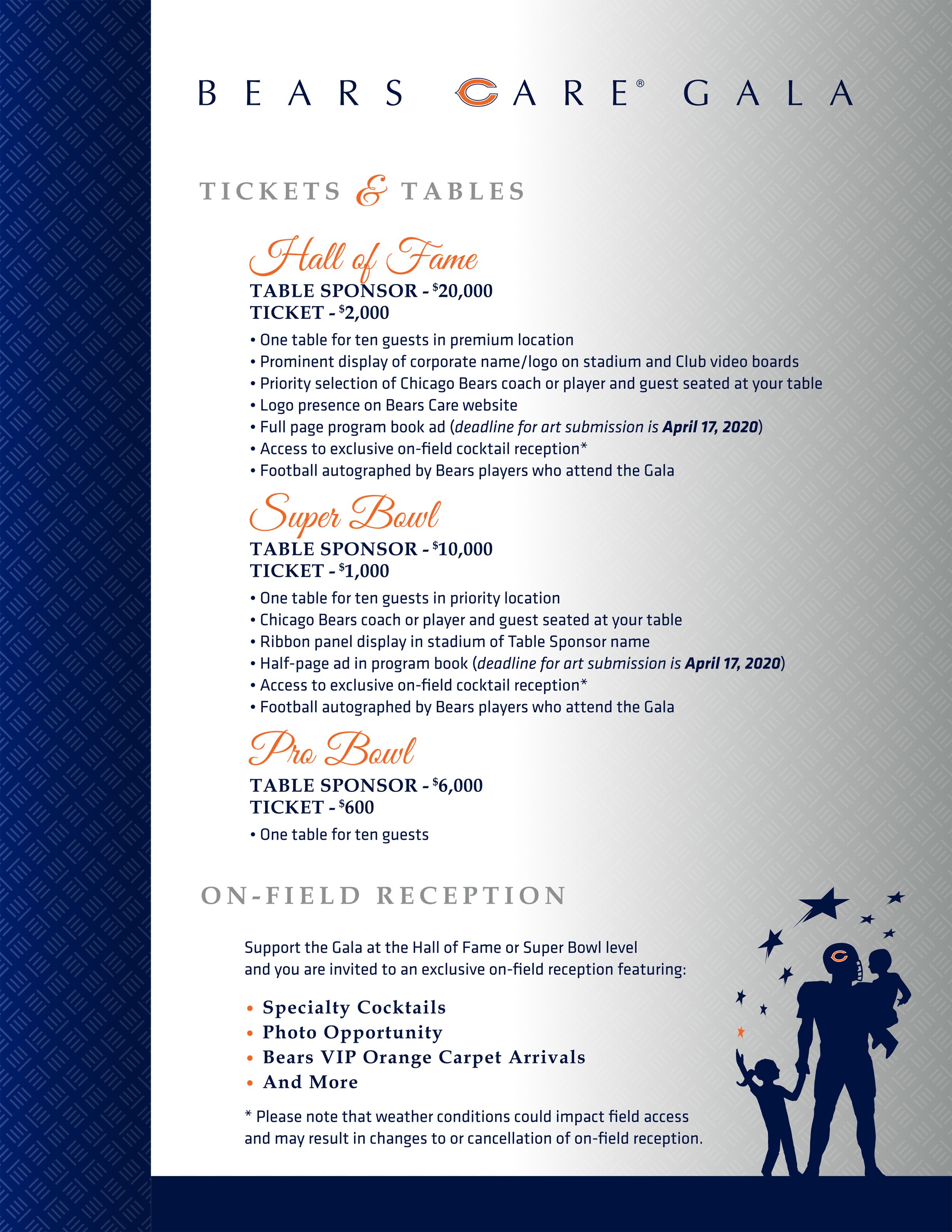 Bears Care Gala Chicago Bears Official Website