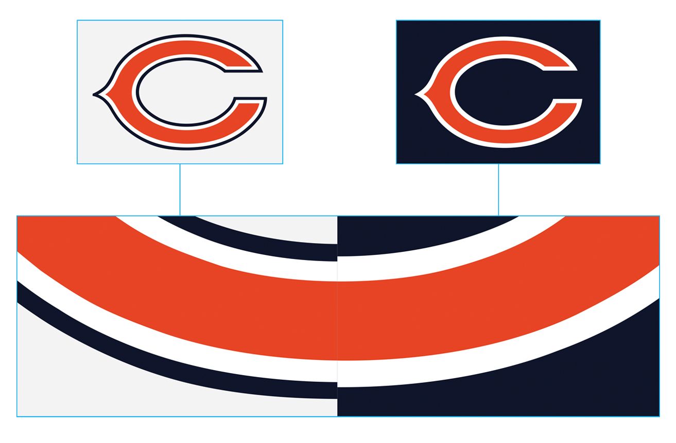 Thought y'all might enjoy this custom Bears logo I made! : r/CHIBears