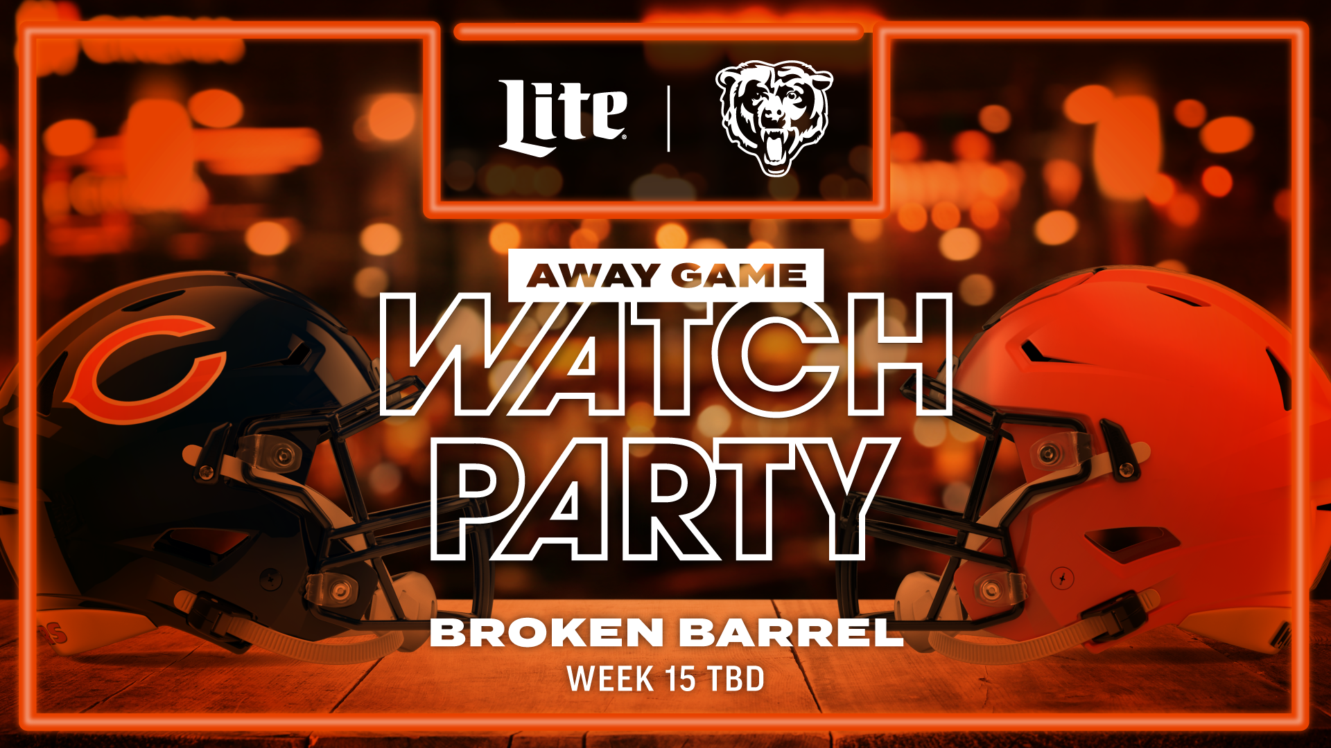 Bears Football  Barrel House Social