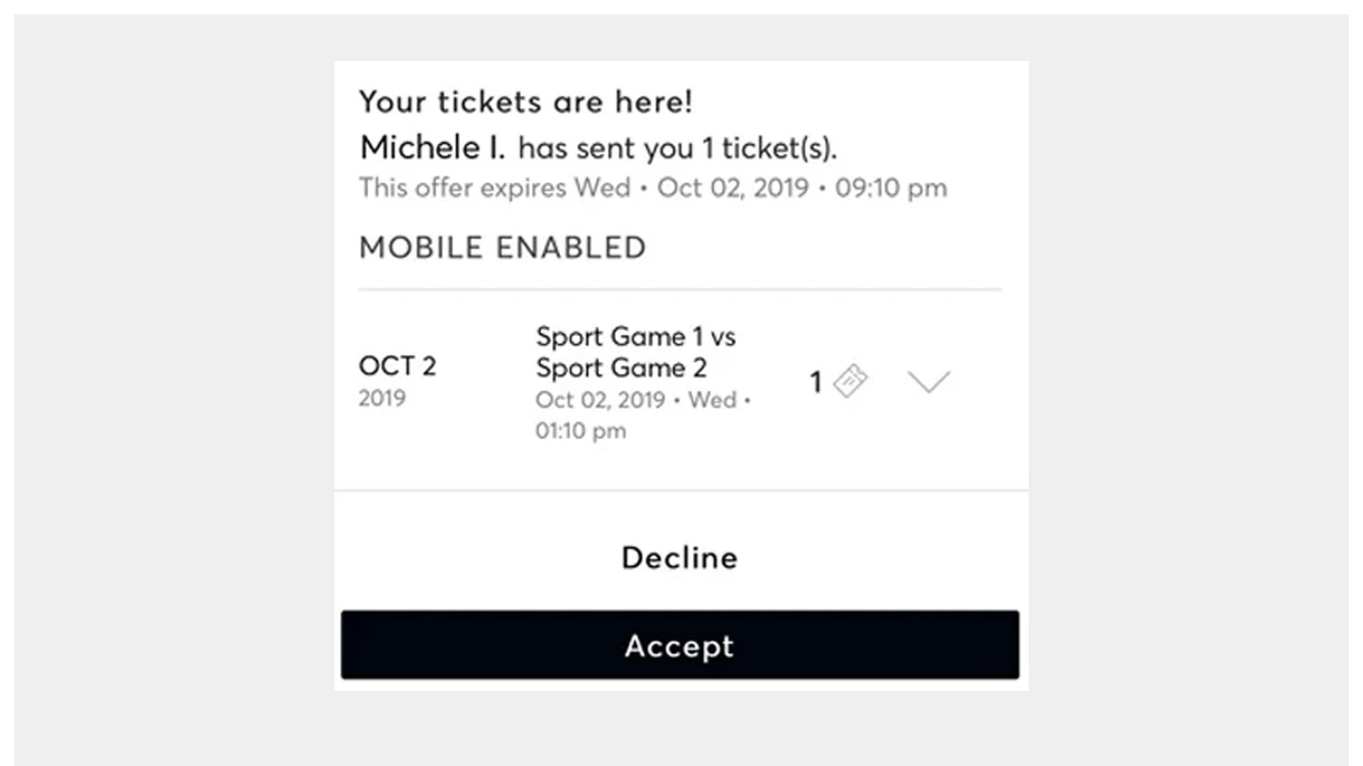 Mobile Ticket Guide  Chicago Bears Official Website