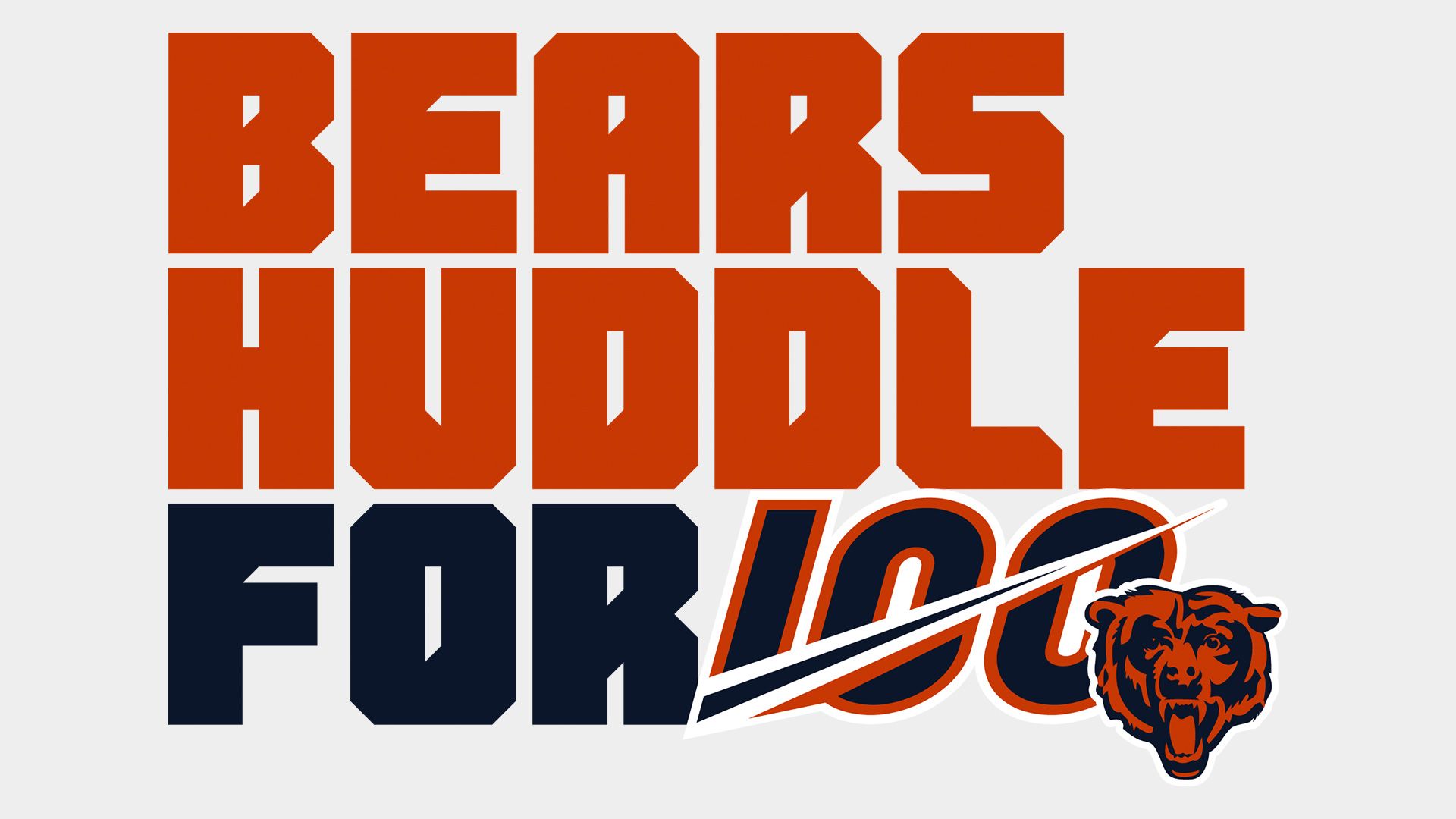 chicago bears huddle