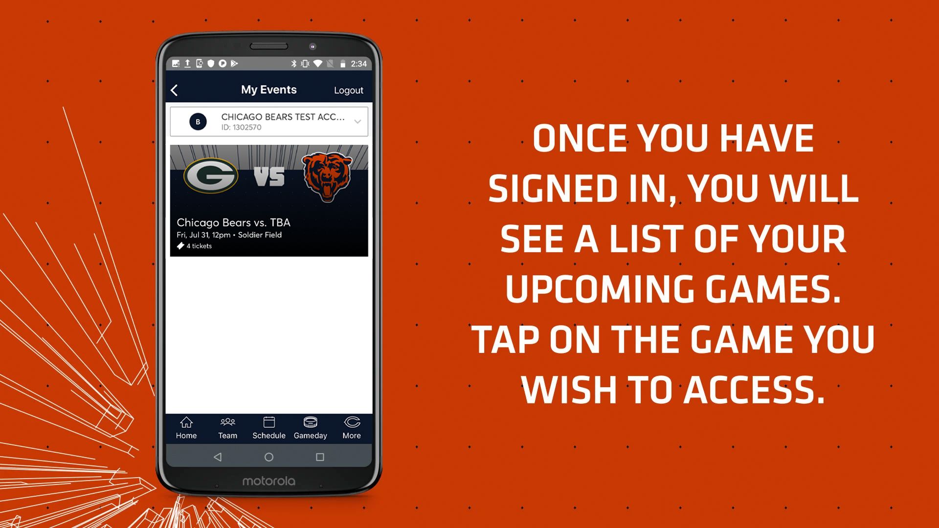 Mobile Ticket Guide | Chicago Bears Official Website