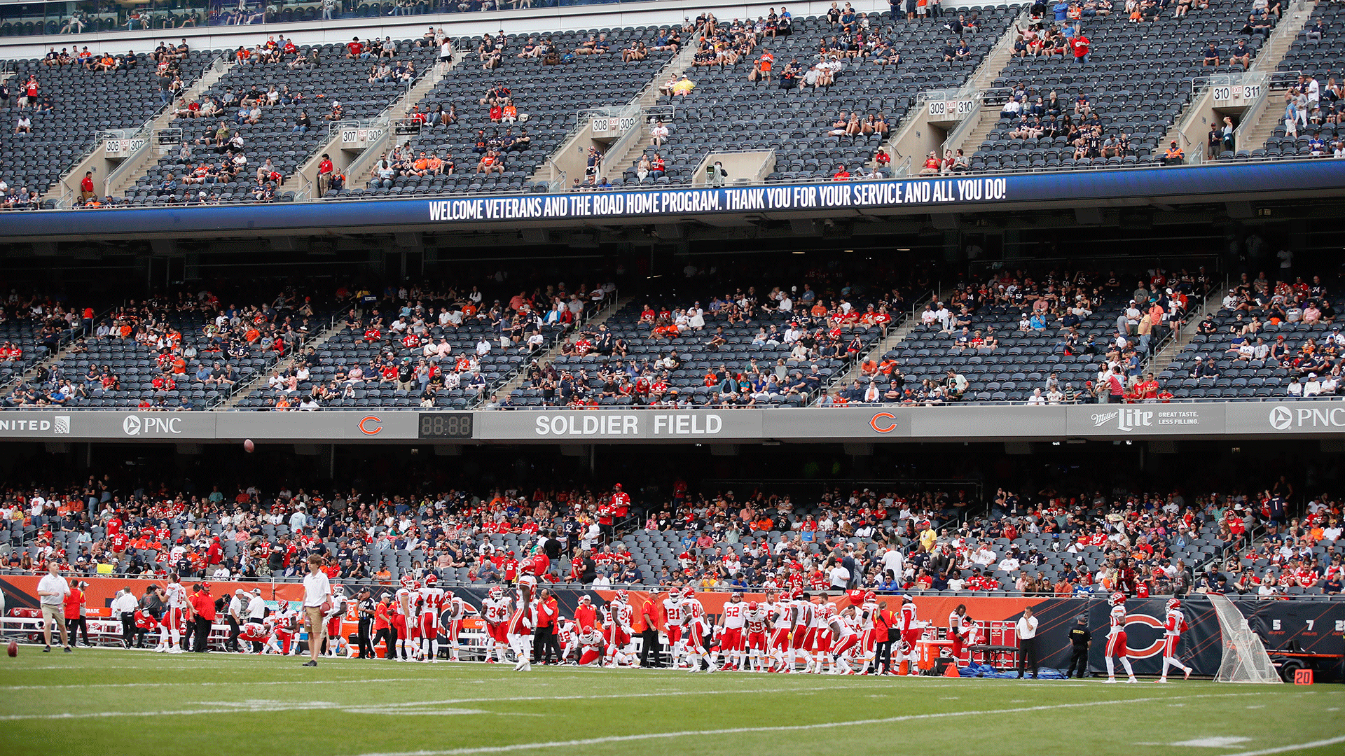 Soldier Field, section 306, home of Chicago Bears, page 1