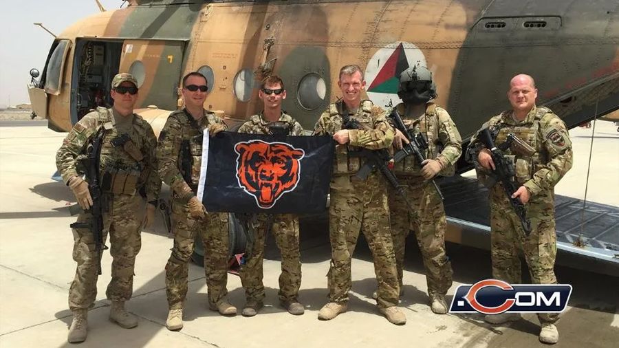 Big Red One Soldiers Reenlist at Chicago Bears Veterans Day game, Article