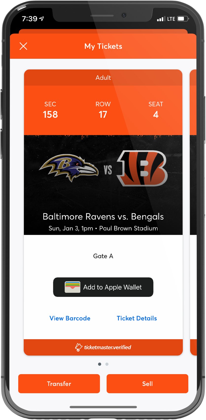 Cincinnati Bengals Tickets Mobile Ticket Guide