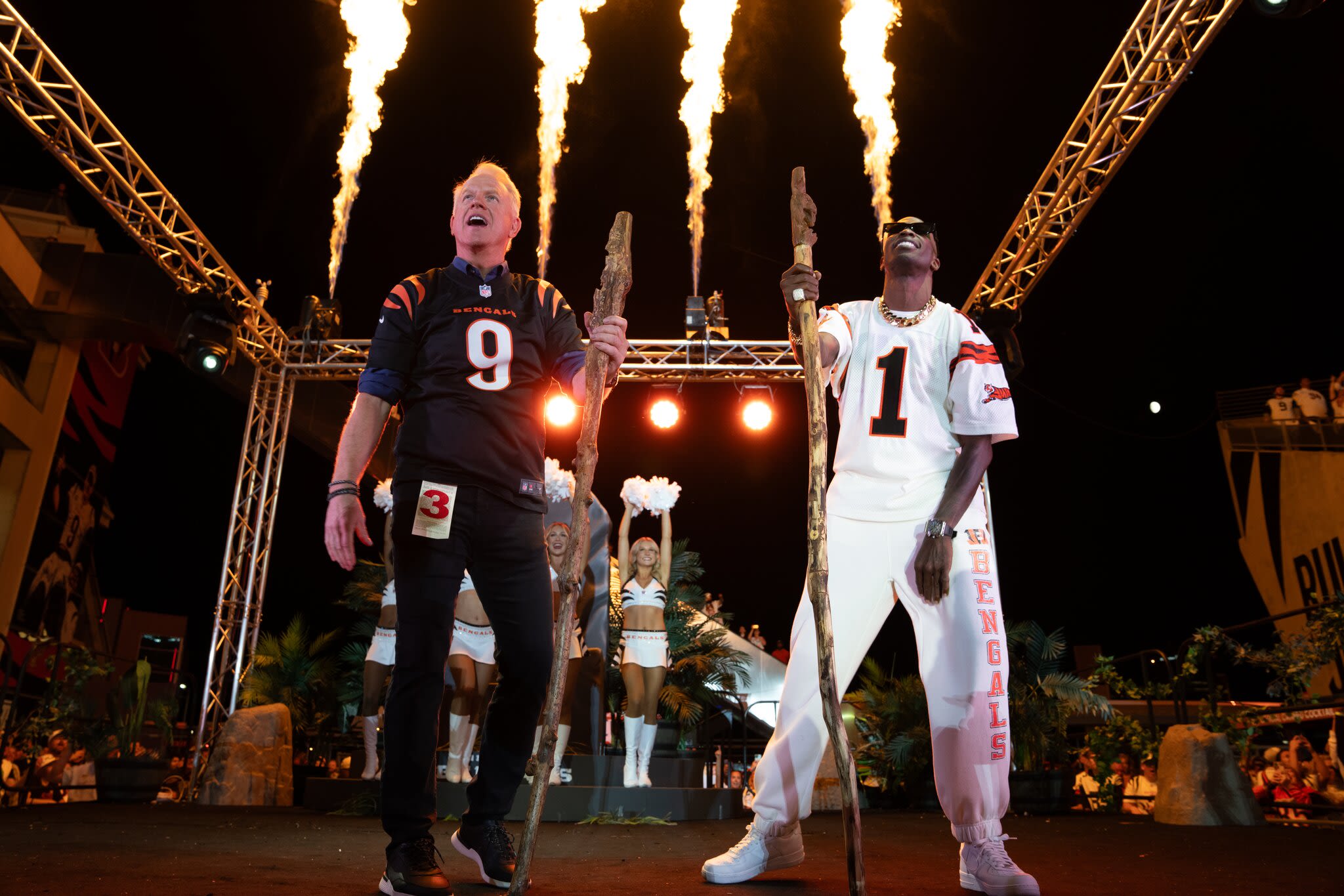 Ring of Honor Inductees Boomer Esiason and Chad Johnson