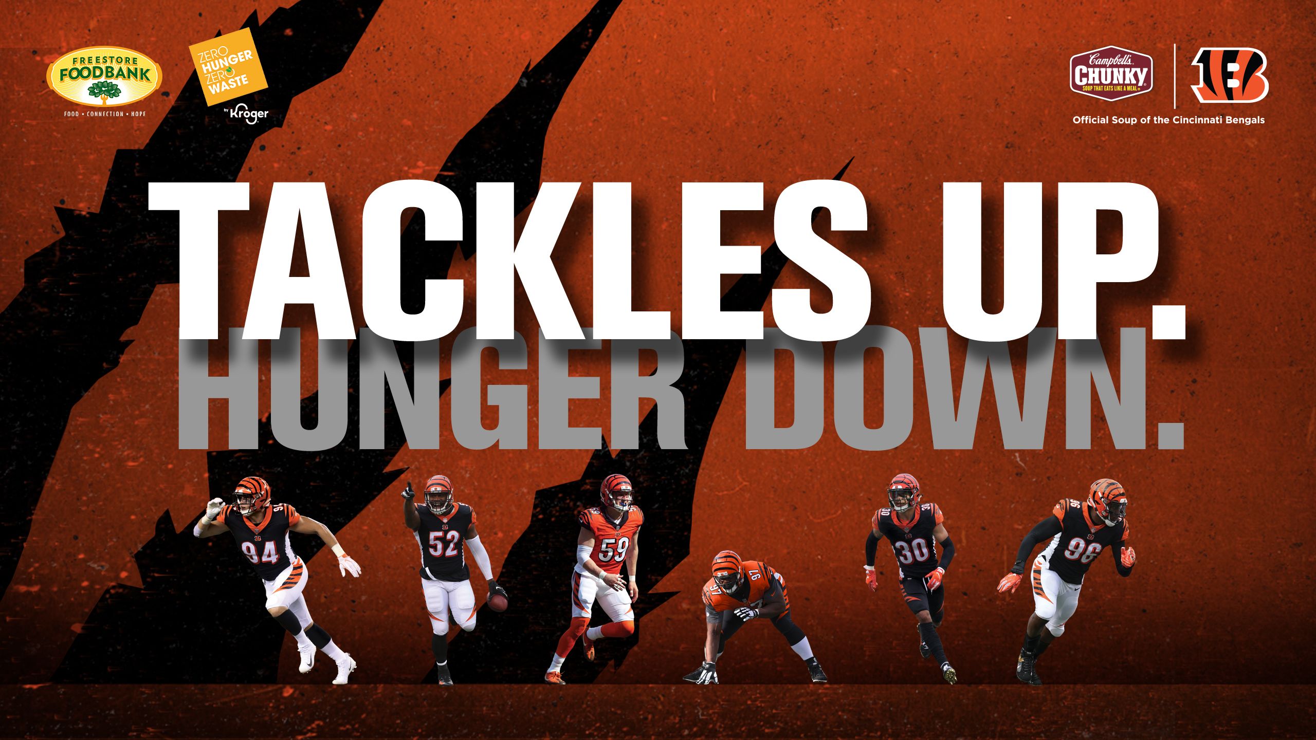 Cincinnati Bengals Fans | Promotions - Campbell's Tackle Hunger ...