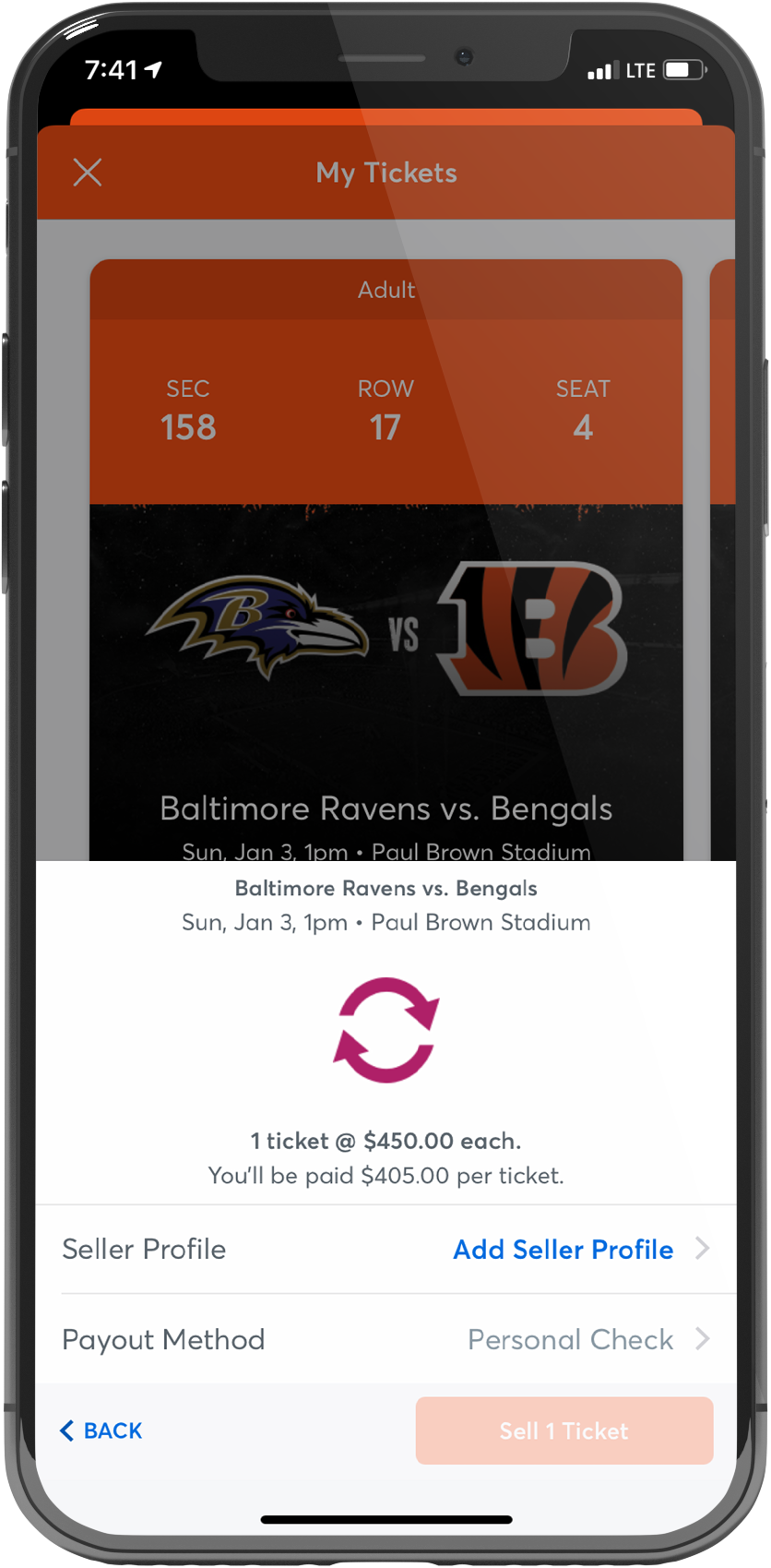 bengals single game tickets 2022