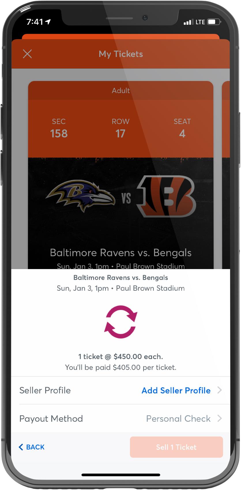 Cincinnati Bengals Tickets  Mobile Ticket Guide 