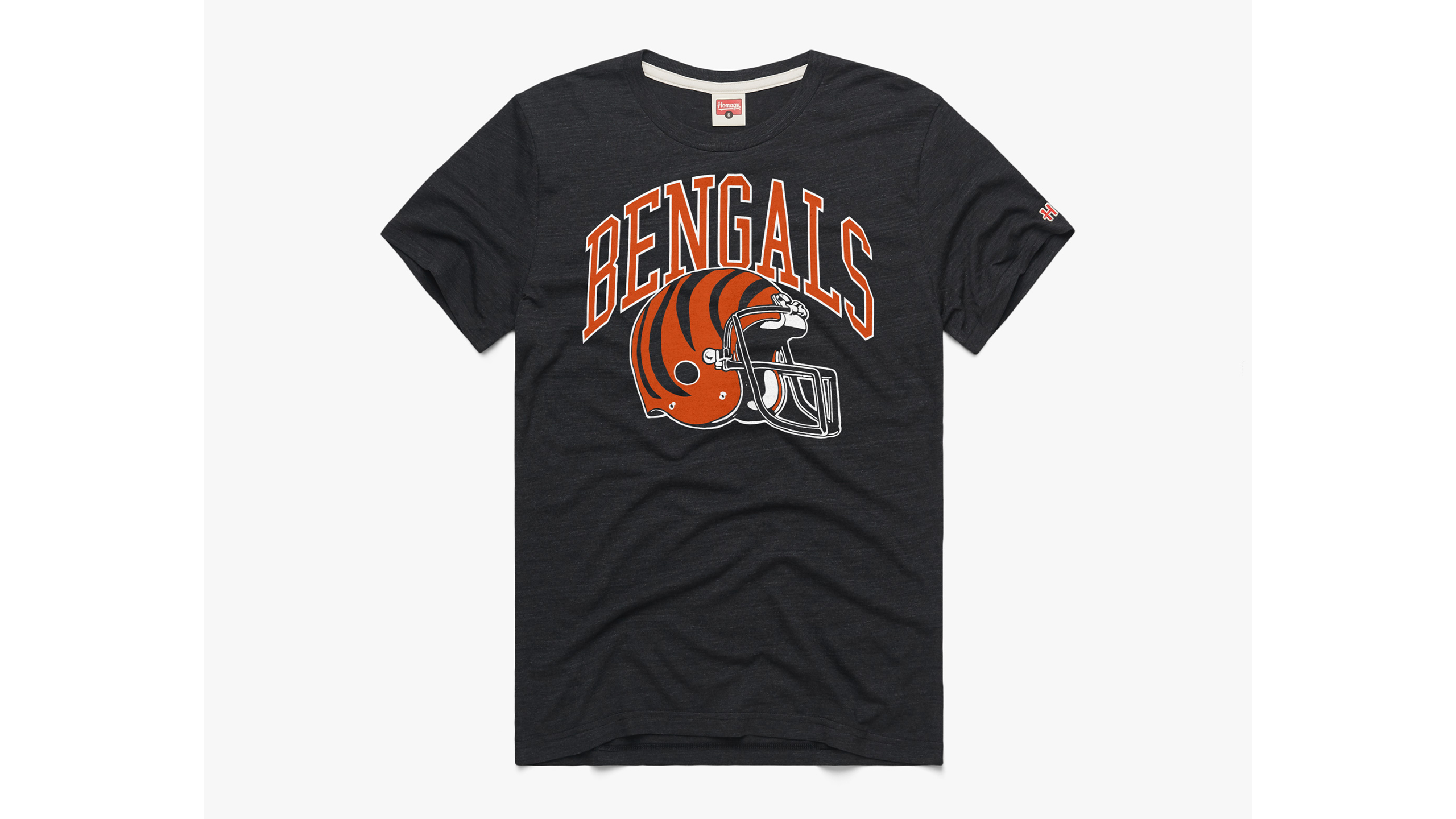 Cincinnati Bengals Who Dey Think T-Shirt from Homage. | Officially Licensed Vintage NFL Apparel from Homage Pro Shop.