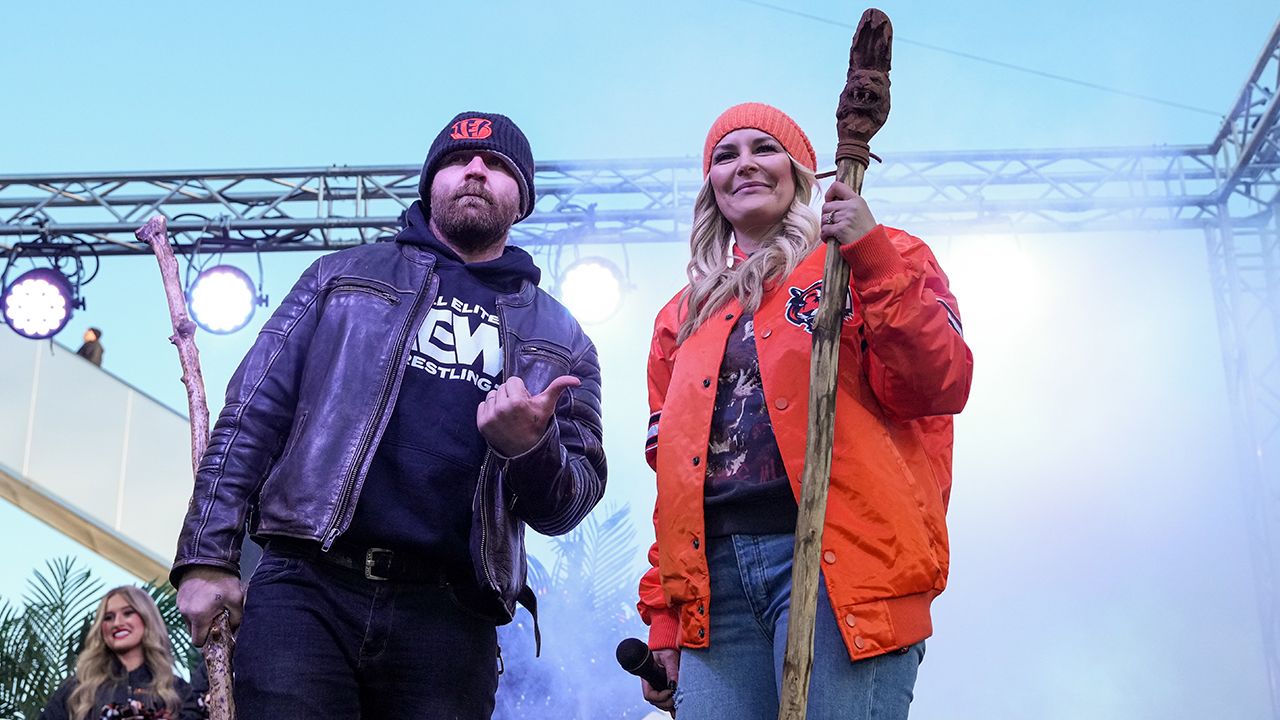 Renee Paquette and Jon Moxley