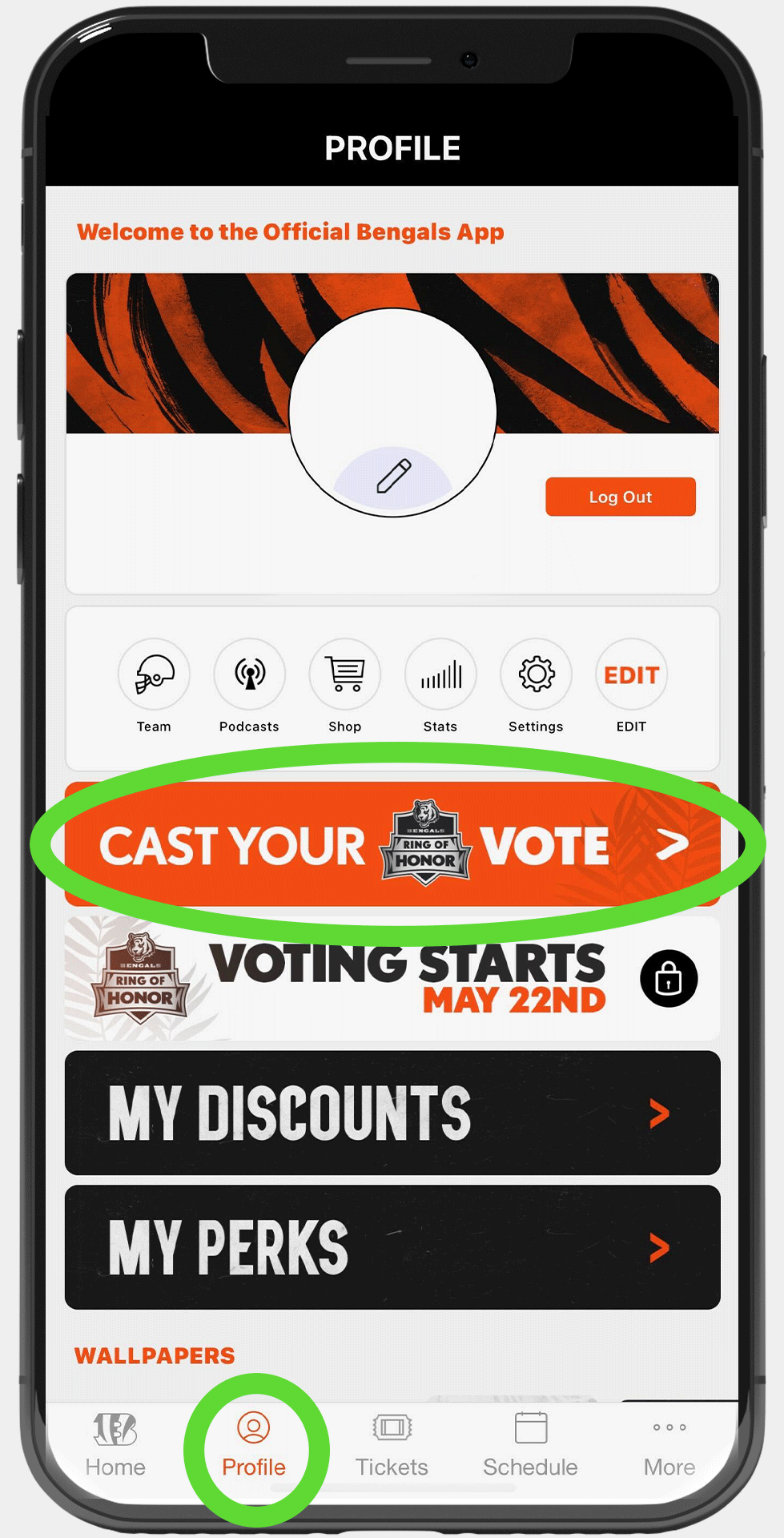 Product Spotlight: Cincinnati Bengals Ring of Honor Ballot, by YinzCam, YinzCam